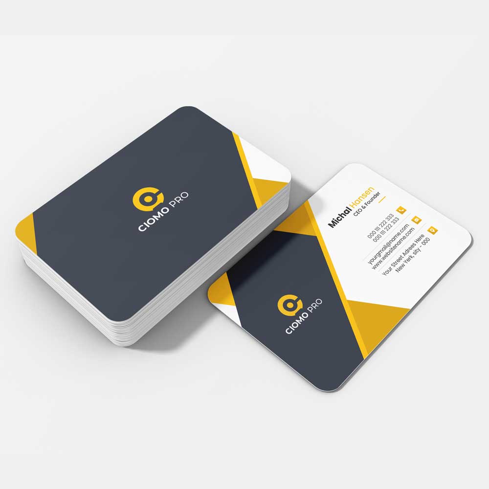 Rounded Corners Business Cards